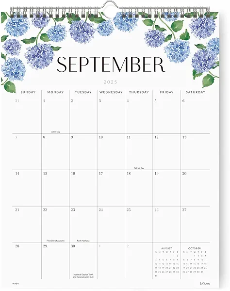 Jotsome Wall Calendar 2025-2026, Academic Monthly Calendar From Now to December 2026 11.2"x14.2", Aesthetic Wall Decoration in Home and Office for Easy Organizing