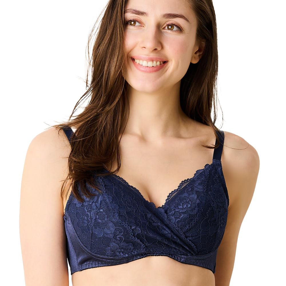 Amazon | 胸を小さく見せるブラ ルルスマートブラ カシュクール