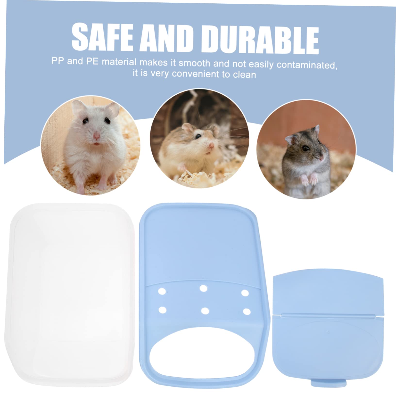 Hamsterbadezimmer Aus Pp-pe Sandbadebox Für Kleintiere Kompakt Und Leicht Zu Reinigen Für Hamster Und Chinchillas