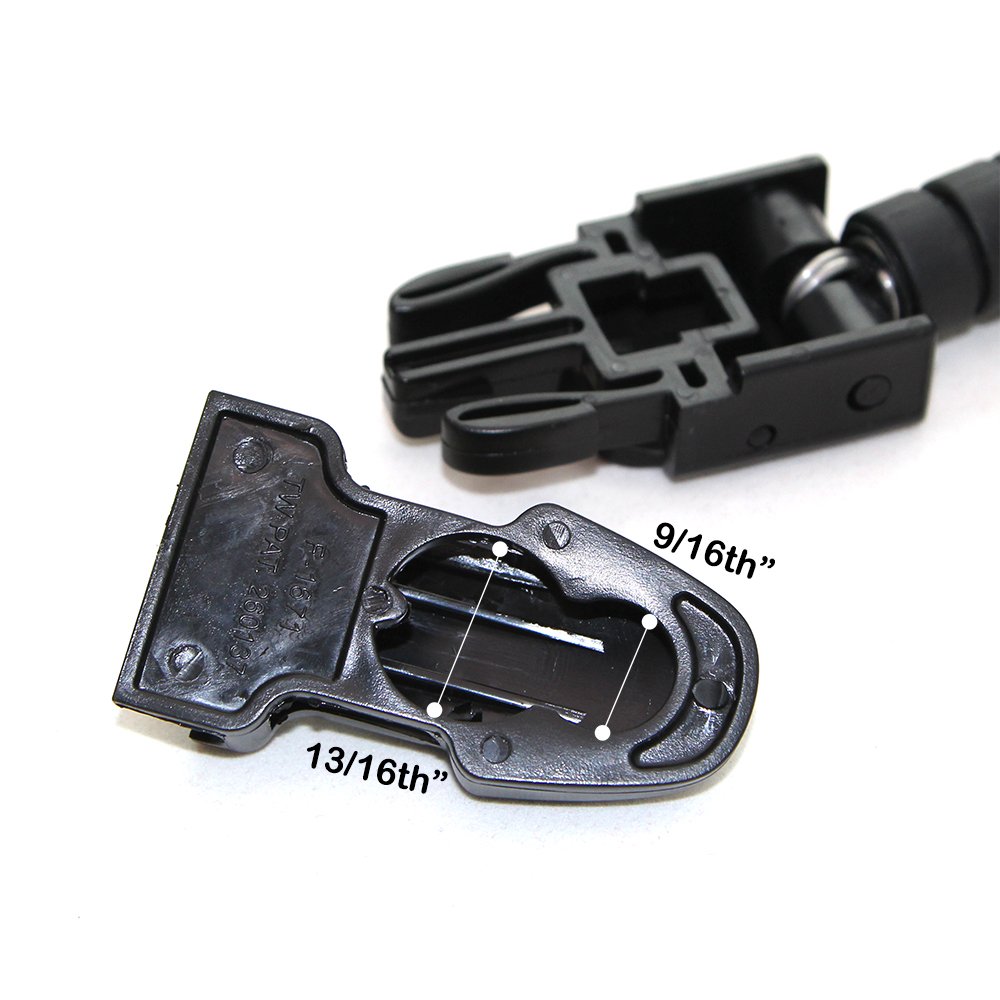 Promate Spring Fin Strap with Quick-Release Buckles Scuba Dive - Pair, L