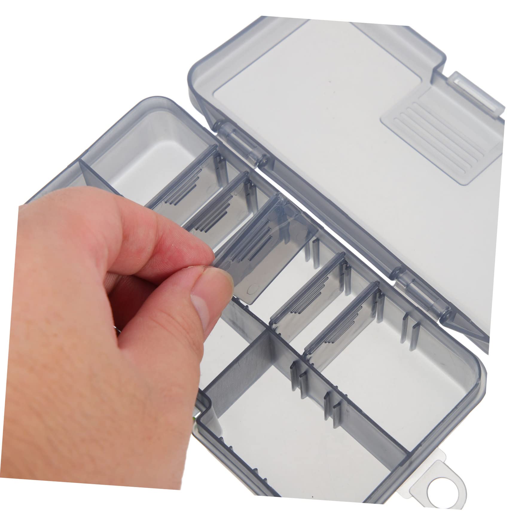 Sosoport 3 Set di Attrezzi da Pesca Scatola di Immagazzinaggio Esca Scatola di Immagazzinaggio Custodia per Ami Esche Accessori 2 Pezzi * 3