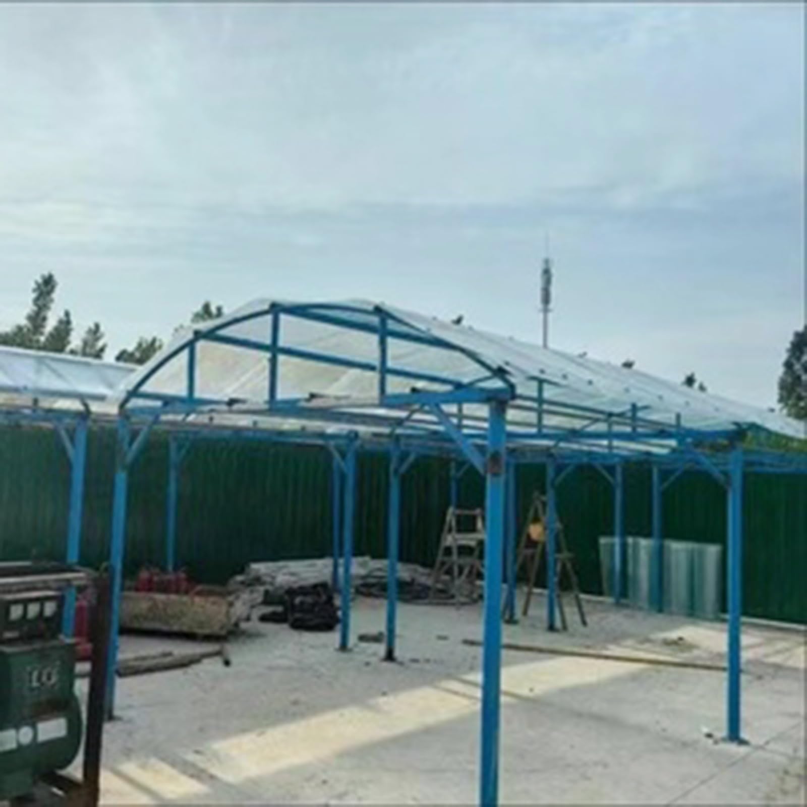 Przezroczysty, odporny na promieniowanie UV panel słoneczny do markizy szklarniowej, odporna na deszcz, przezroczysta osłona izolacyjna do szopy, odporna na uderzenia, blacha dachowa ogrodowa, do