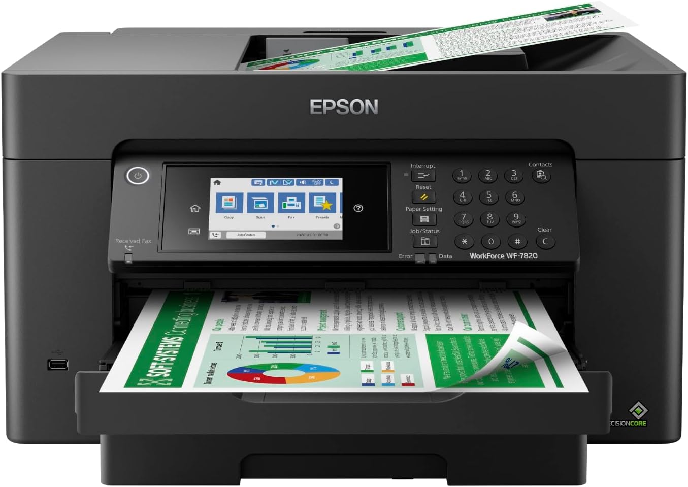 Workforce Pro WF-7820 Wireless All-in-One Wide-Format Printer with Auto 2-Sided Print 13