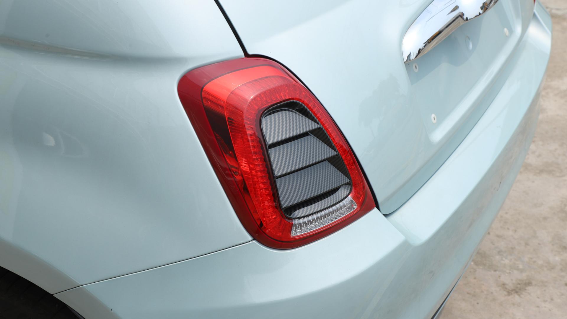フィアット 500 2016~2024に適用 テールライトカバー Amazon.com: Rear Tail Light Lamp Assembly Panel Cover Compatible