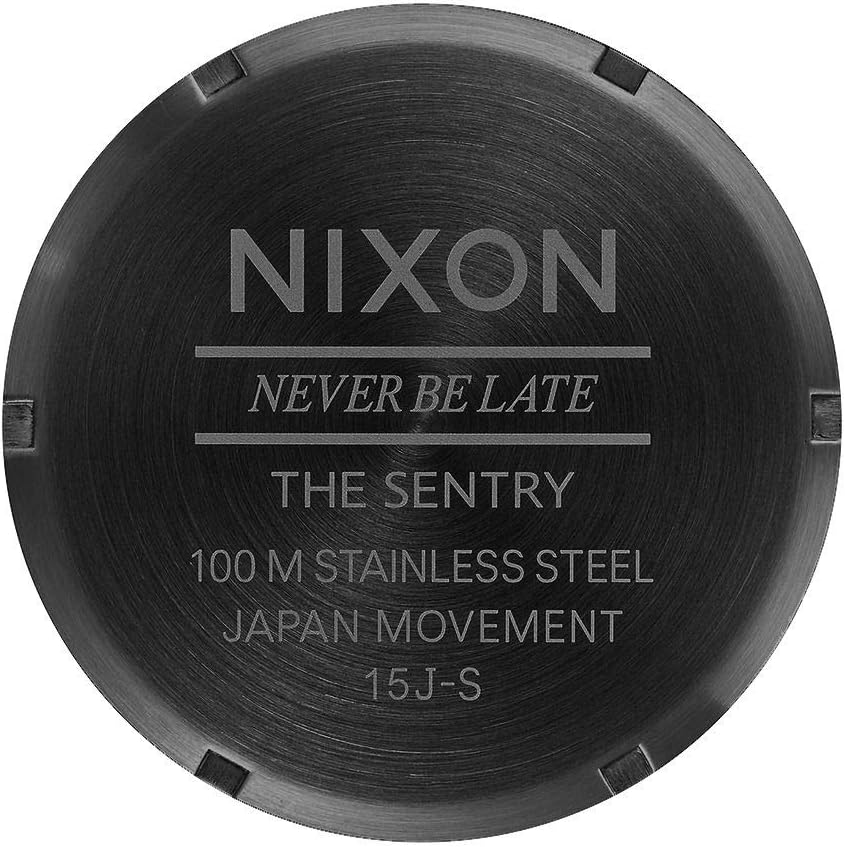 Nixon Men's Sentry Leather Watch