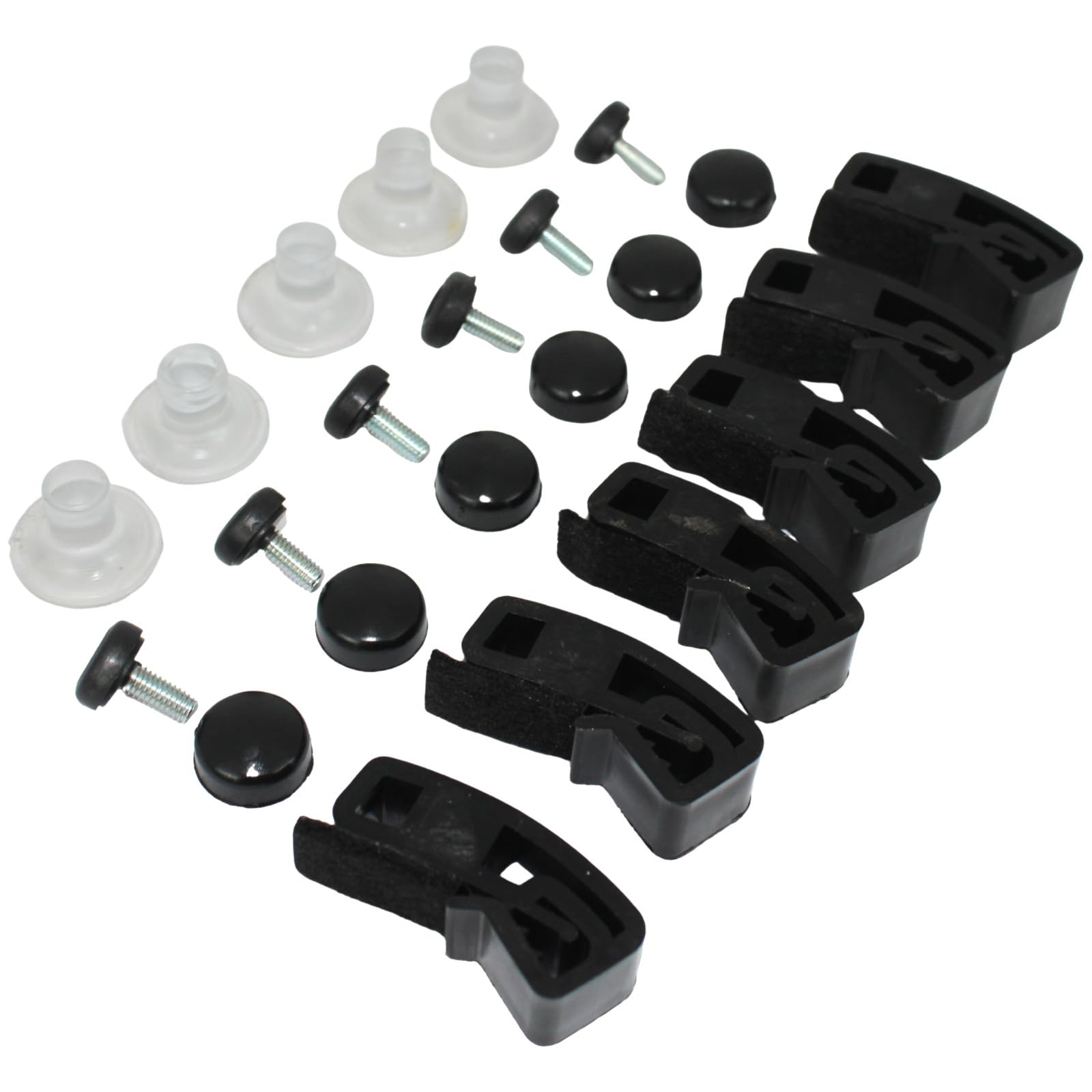 Ensemble de clips de montage pour déflecteur de capot contre les insectes et les pierres, compatible avec tous les véhicules