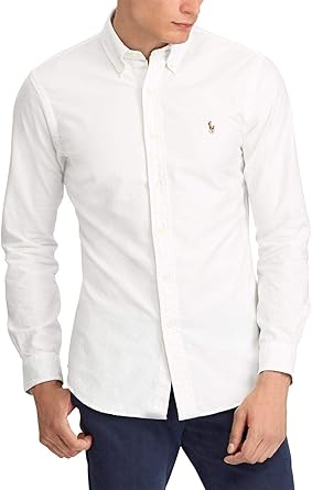 Polo Ralph Lauren Camisa Oxford Blanco para Hombre XXL Blanco ...