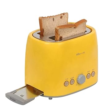 Generic 2 Slice Wide Slot Stainless Steel Toaster Kitchen Home Bread Maker
