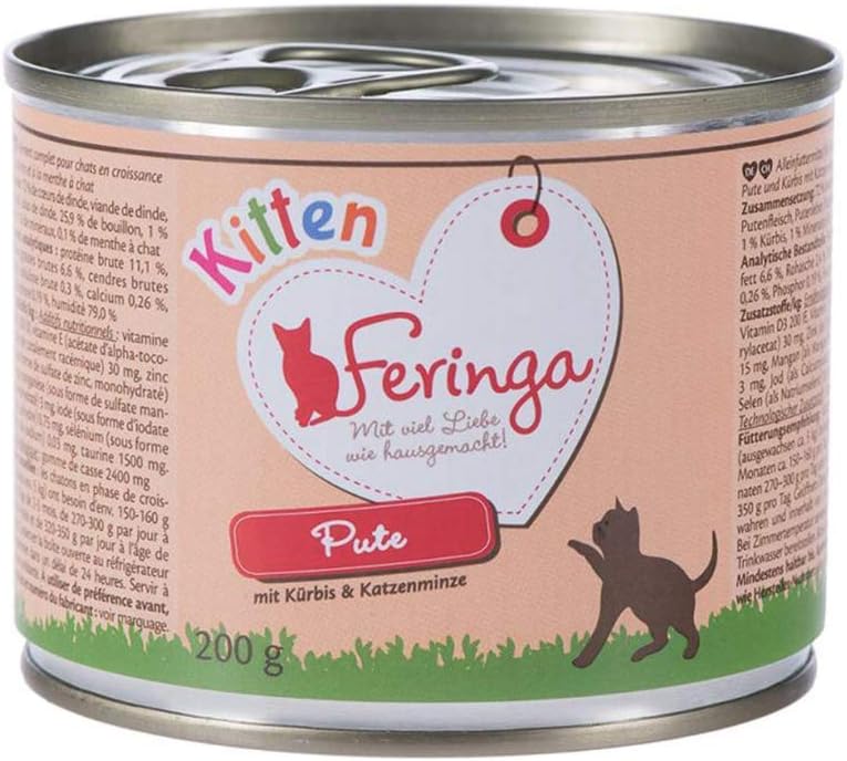 Menu Kitten Turkey with Pumpkin & Catnip 24 x 200g