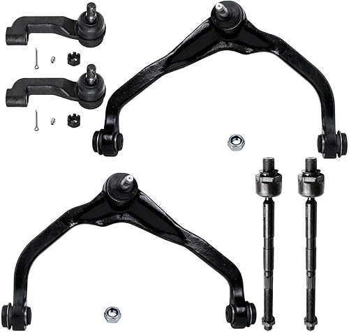 Miniatura 57 de Detroit Axle - Kit de suspensión delantera RWD para Chrysler 300 Dodge Charger Challenger Magnum 2 brazos de control superior con rótulas 2 rótulas