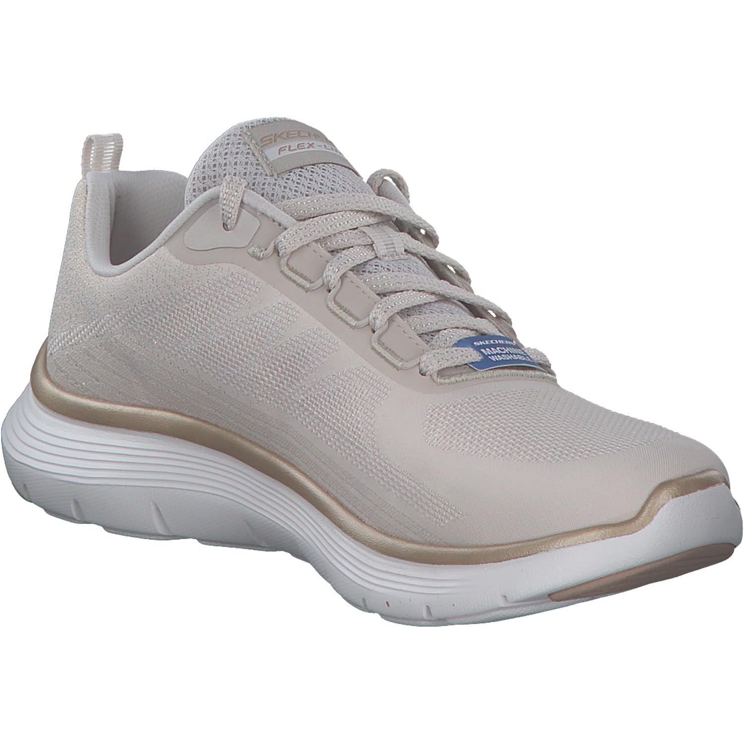 Skechers 150217 NTGD Zapatos con cordones textil para mujer en beige
