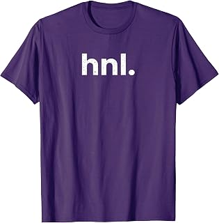 HNL Honolulu Airport Code Hawaii Airport Code HNL T-Shirt