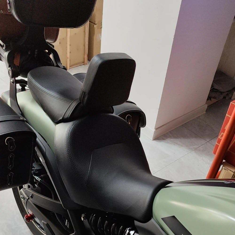 Motorrad Rückenlehnen Für Vulcan S 650 EN650 VN650 S650 2015-2023 Motorrad Rückenlehne Fahrer Solo Sitz Sissy Bar Fahrer Rückenkissen Pad