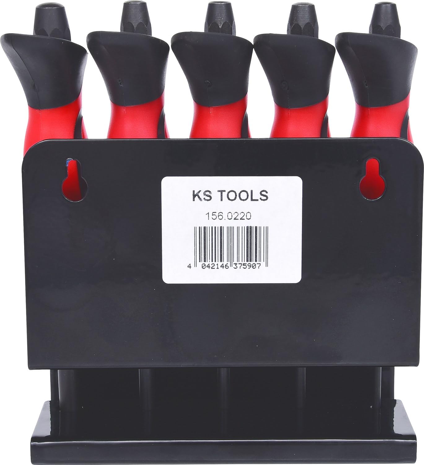 KS Tools 156.0220 Juego de botadores con mango protector, 5 pzs