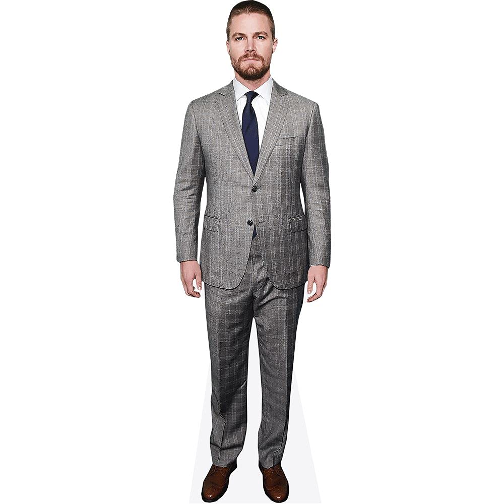 Stephen Amell (Grey Suit) Mini Size Cutout