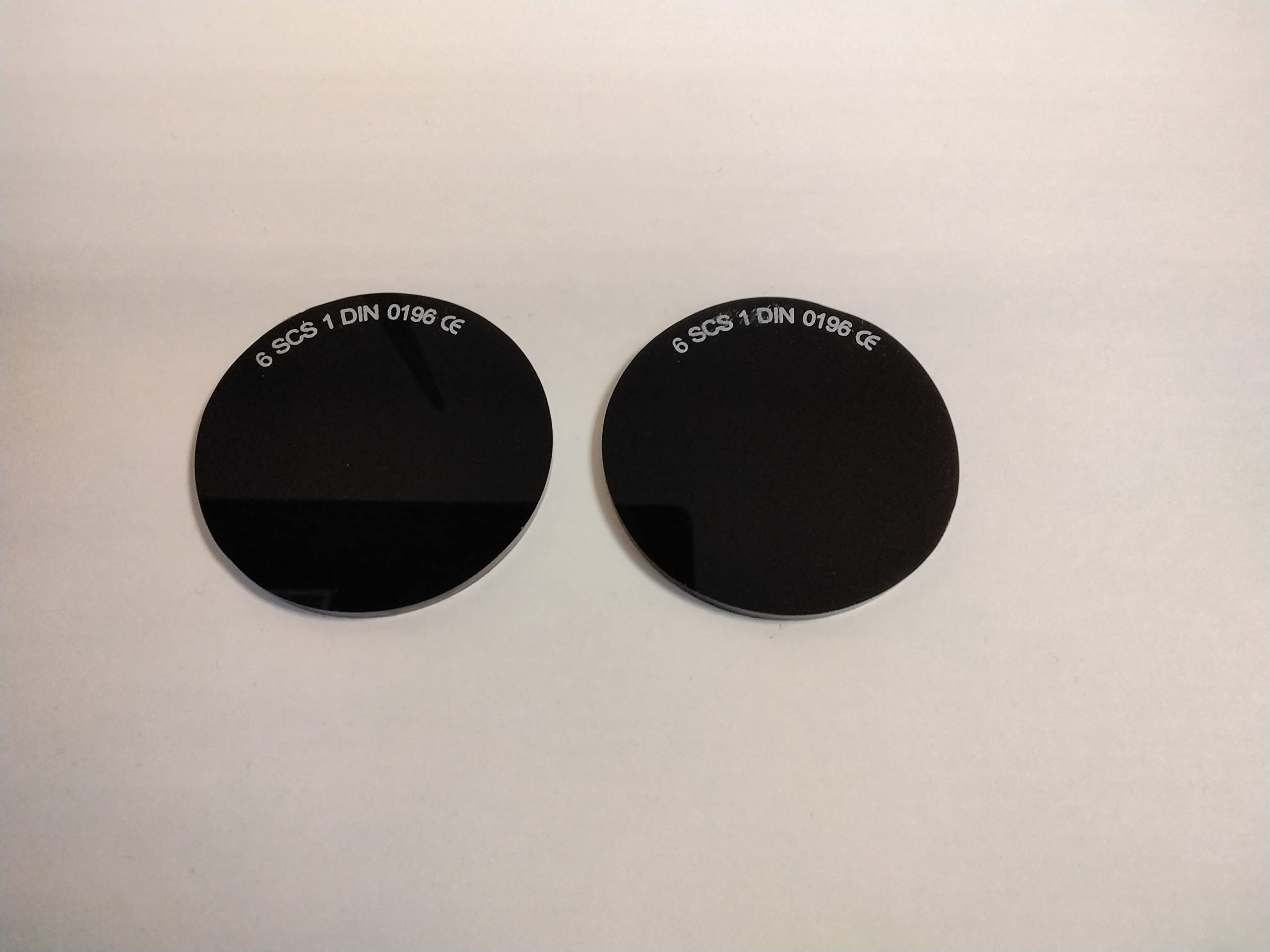 SCHUTZGUT Welding Glass Replacement Lenses DIN 6 for Welding Goggles - 1 Pair