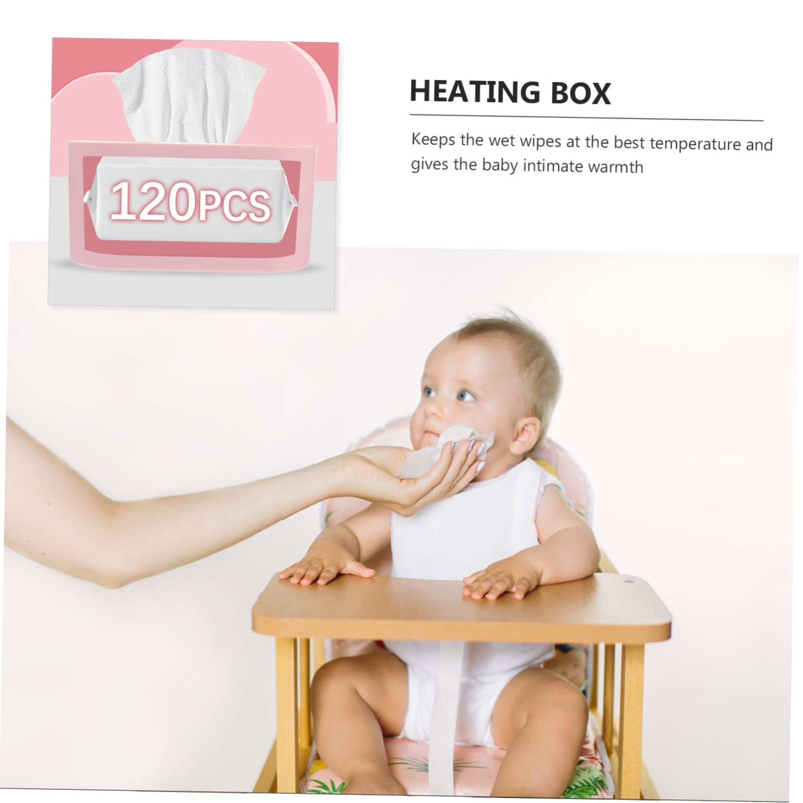 Distributeur Thermostatique Usb Pour Lingettes Humides Chauffe-lingettes Portable Réglage Température Conçu Pour Soins Bébé En Voyage