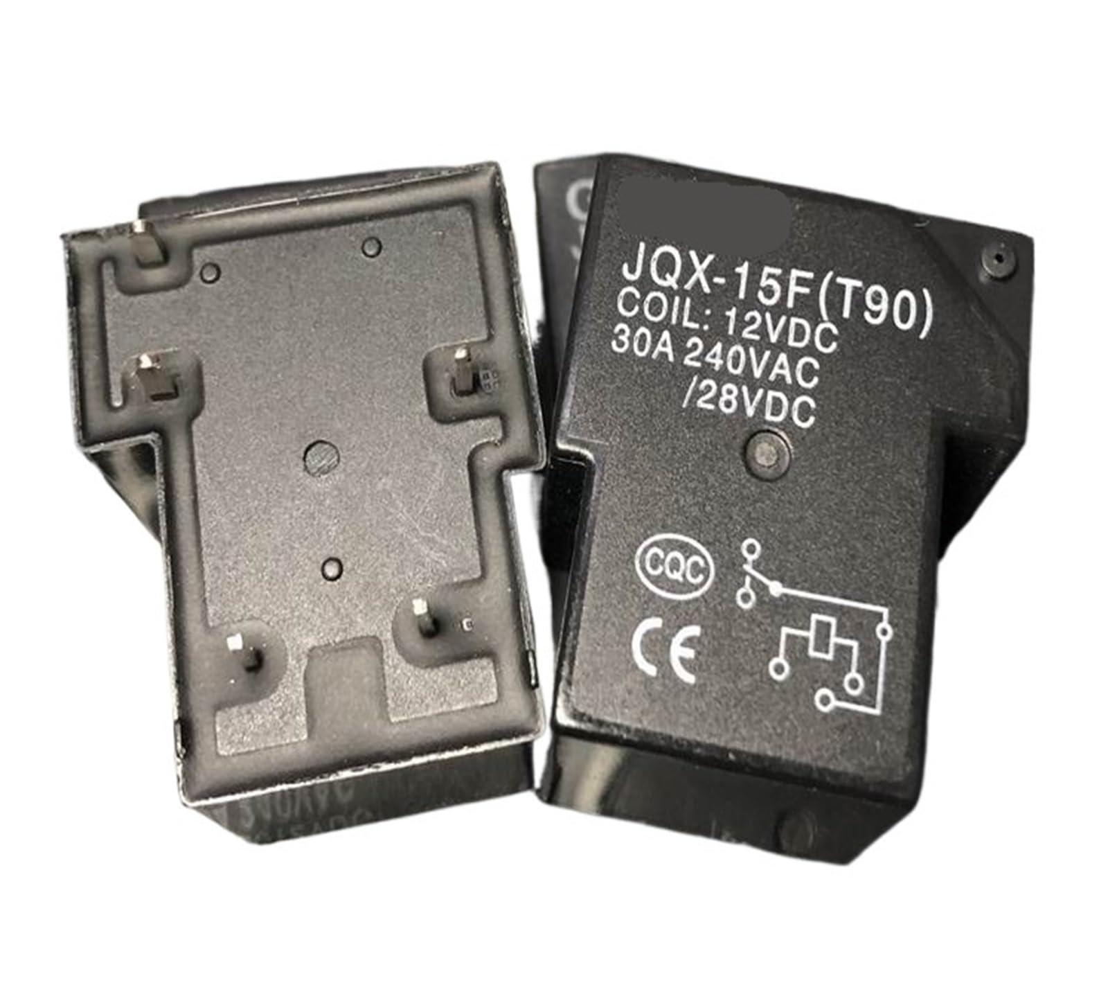 Relais JQX-15F T90 12V gère les fortes charges 40A sans surchauffe