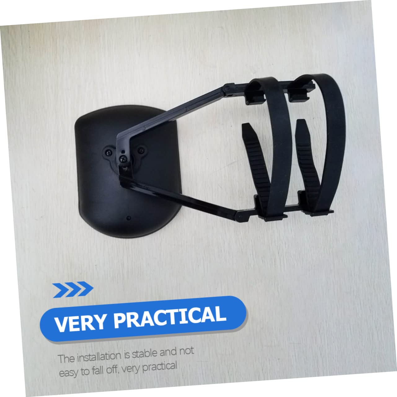GALPADA Espejo de Remolque Ajustable Abrazadera Negra, Extensión Lateral Multifuncional para Vehículos y Remolques Instalación Estable y Correas de Goma
