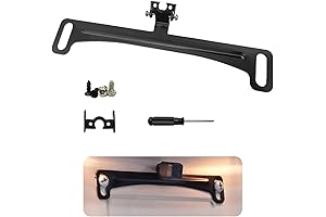 1 PC Car US Standard License Plate Holder with Angle Adjustable Anti-Shock...