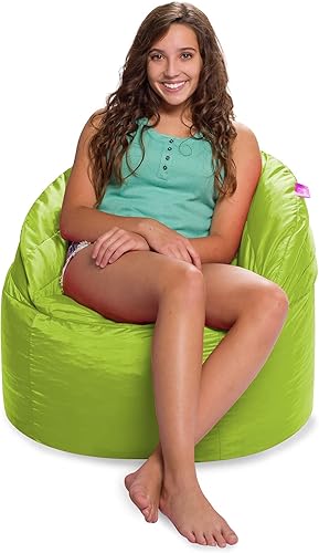 Miniatura 298 de Posh Creations Puf estructurado cómodo para jugar, leer y ver la televisión, Malibu Lounge, tela de lona para colorear, criaturas Criaturas de tela