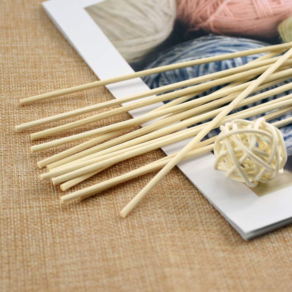 Esnow Lot De 120 Bâtonnets Diffuseurs Parfum Fibres Naturelles - Bâtons Reed Pour Huiles Essentielles