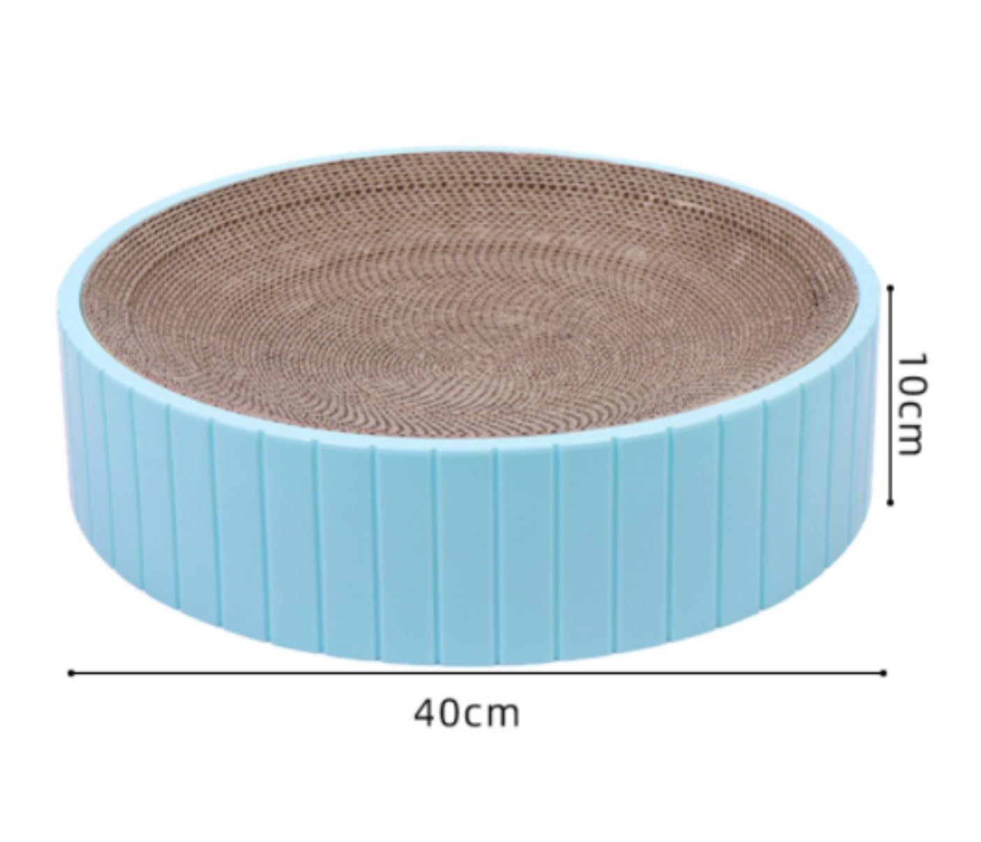 Tiragraffi Cartone per Gatti Tiragraffi for Gatti, Ciotola for Letto, Protezione for Mobili Ondulati, Tiragraffi for Macinare Gli Artigli Tiragraffi per Gatti(Blue)