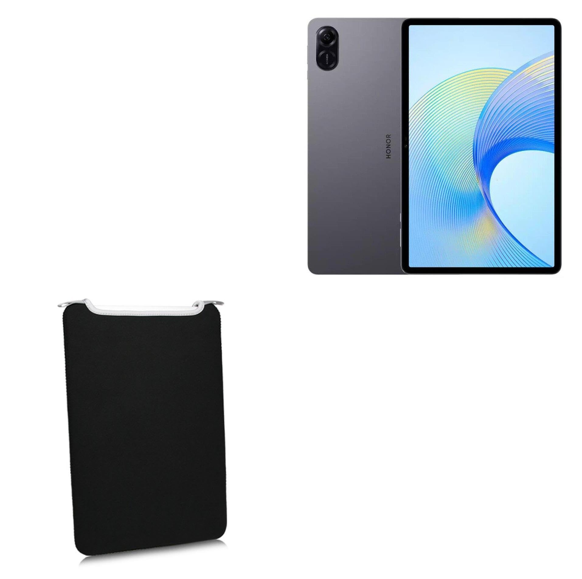 BoxWave Case Compatible with Honor Pad X9 - SlipSuit, Soft Slim Neoprene Pouch Protective Case Cover - Jet Black