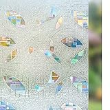 Einfache Entfernung: Keine Rückstände nach dem Abziehen; Diese 3D Fensterfolie ist beliebig oft wiederverwendbar, man kann sie immer wieder anbringen und abnehmen