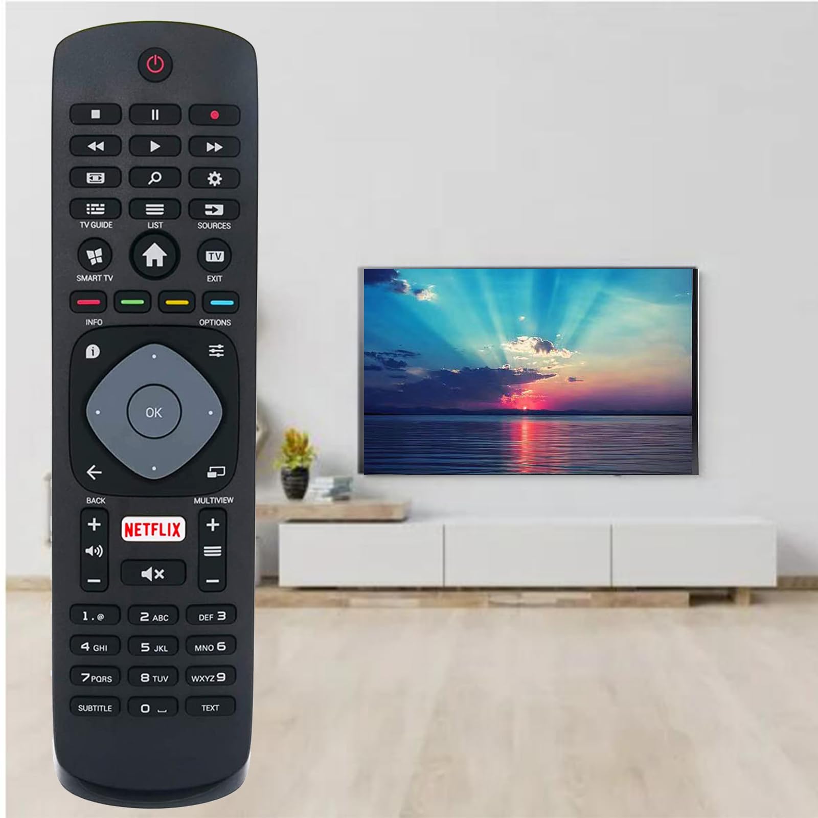 Telecomando per Philips 4K Smart LED TV 43 pus6031/12 43 pus6401 43 pfs5301/12 43 puh6101/88 43 pus6101/12 43 put6401 43 pus6031s/12  44