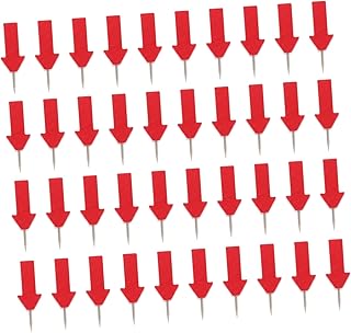 50pcs Map Marking Nails Wooden Thumb Tacks Photo Fixing Pin Decorative Push Pins for Chalkboard Cork Board Wall Art