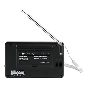 Amazon | Vbestlife ポータブル短波ラジオ、メモリ機能付きAM FM