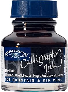 WINSOR & NEWTON ENCRE DE CALLIGRAPHIE 30ML NOIR DE VIGNE