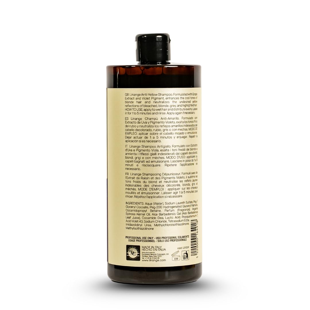 Amazon.com : Linange No Yellow Shampoo and Mask Kit | Neutralizes