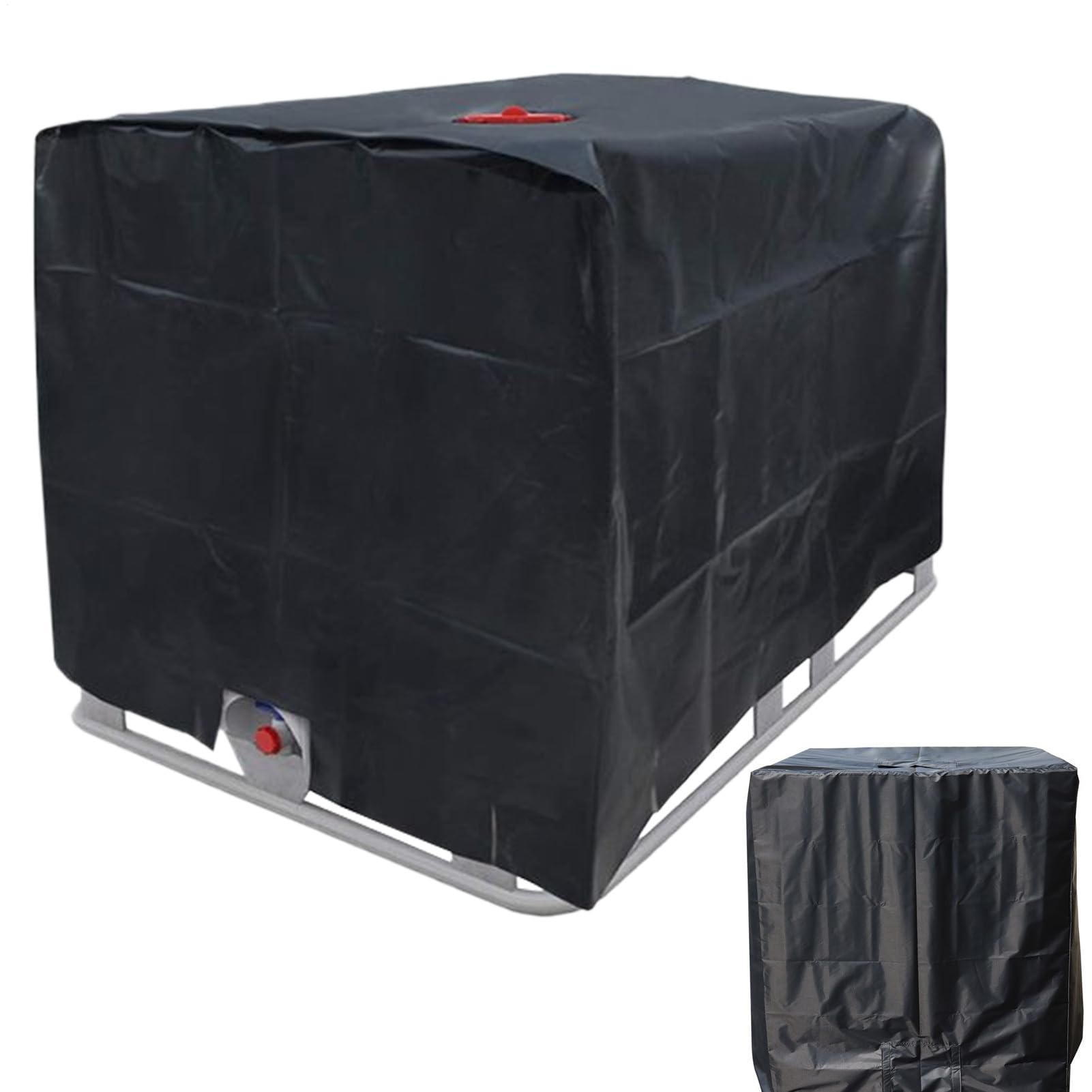 Housse citerne eau pluie tissu Oxford imperméable réservoir jardin