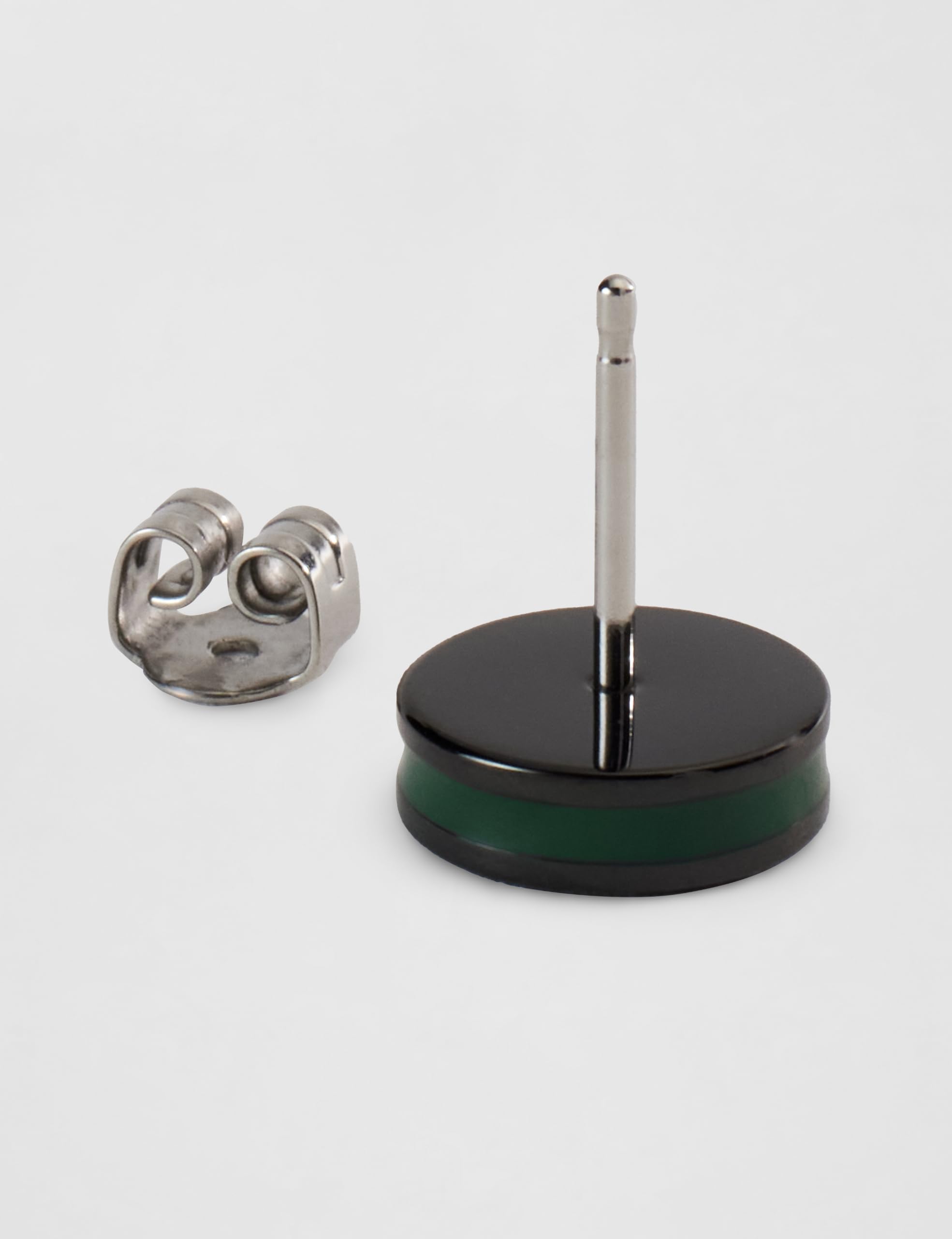 Lacoste Clous d'oreilles pour Homme Collection LACOSTE BASELINE disponible en version noire ou argentée