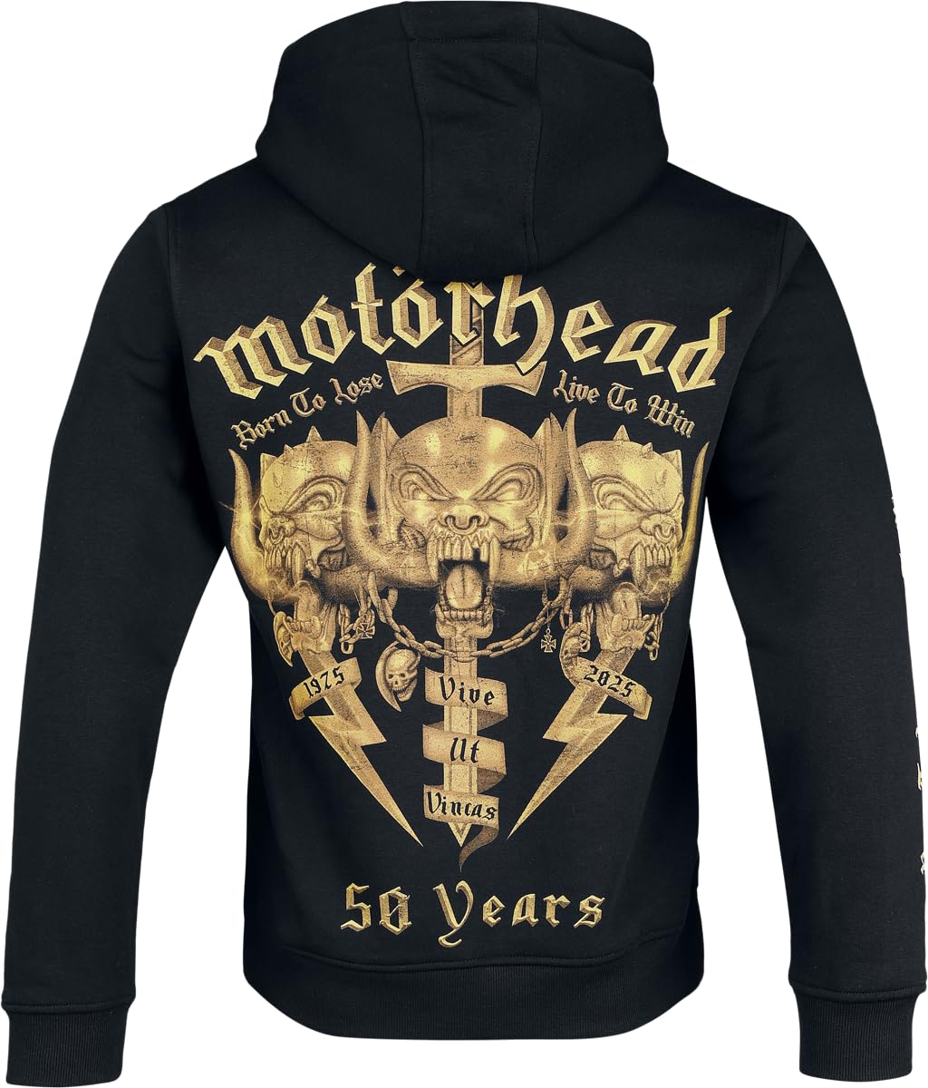 Motörhead Live to Win Männer Kapuzenpullover schwarz Band-Merch, Bands