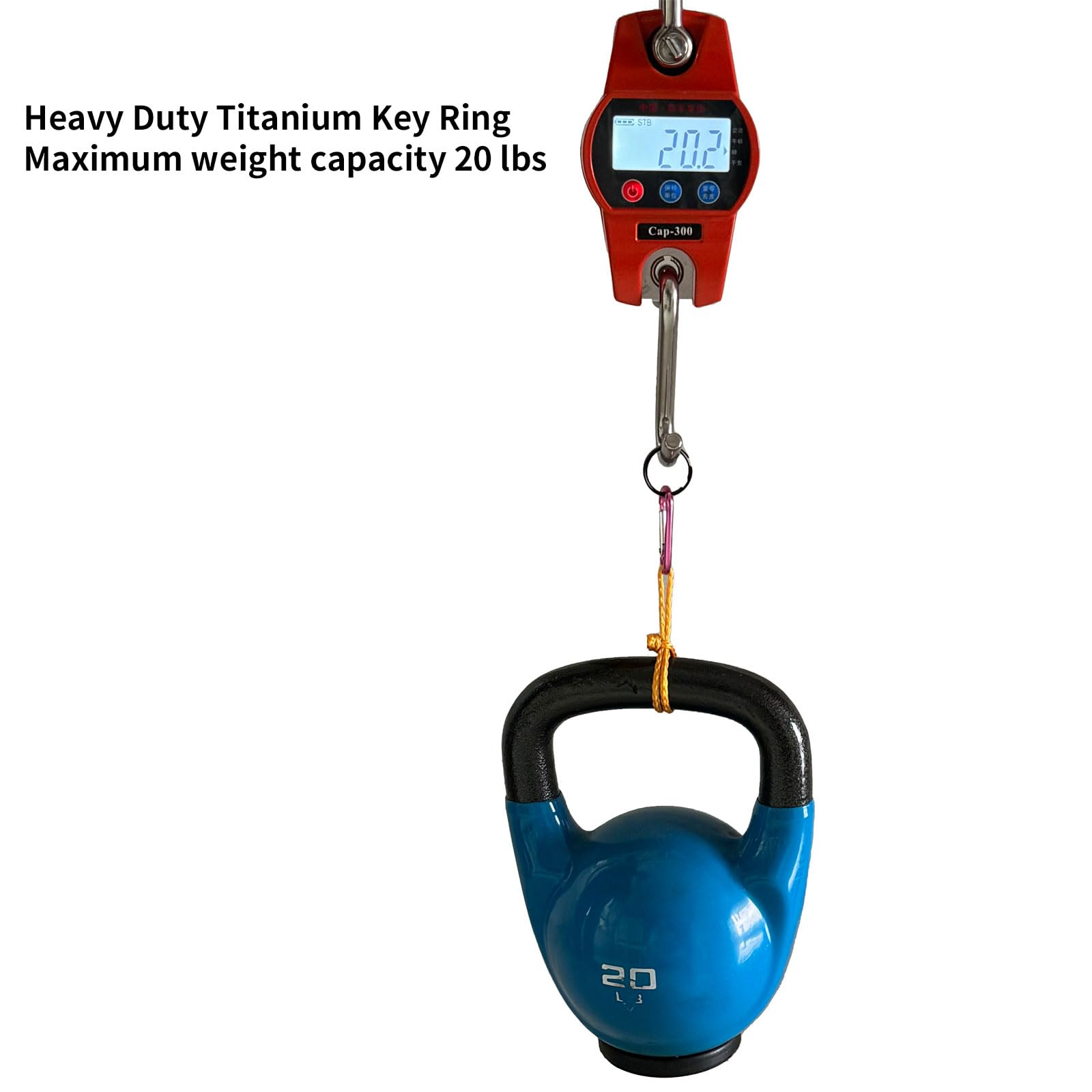 TIKIDESIGN Titanium Key Rings Set - 6-Piece Quick Release Side Push Keychain Rings Kit (1 Large 30mm, 2 Medium 25mm, 3 Small 19mm) - Durable & Lightweight for Men, Home, Car Keys (Black)