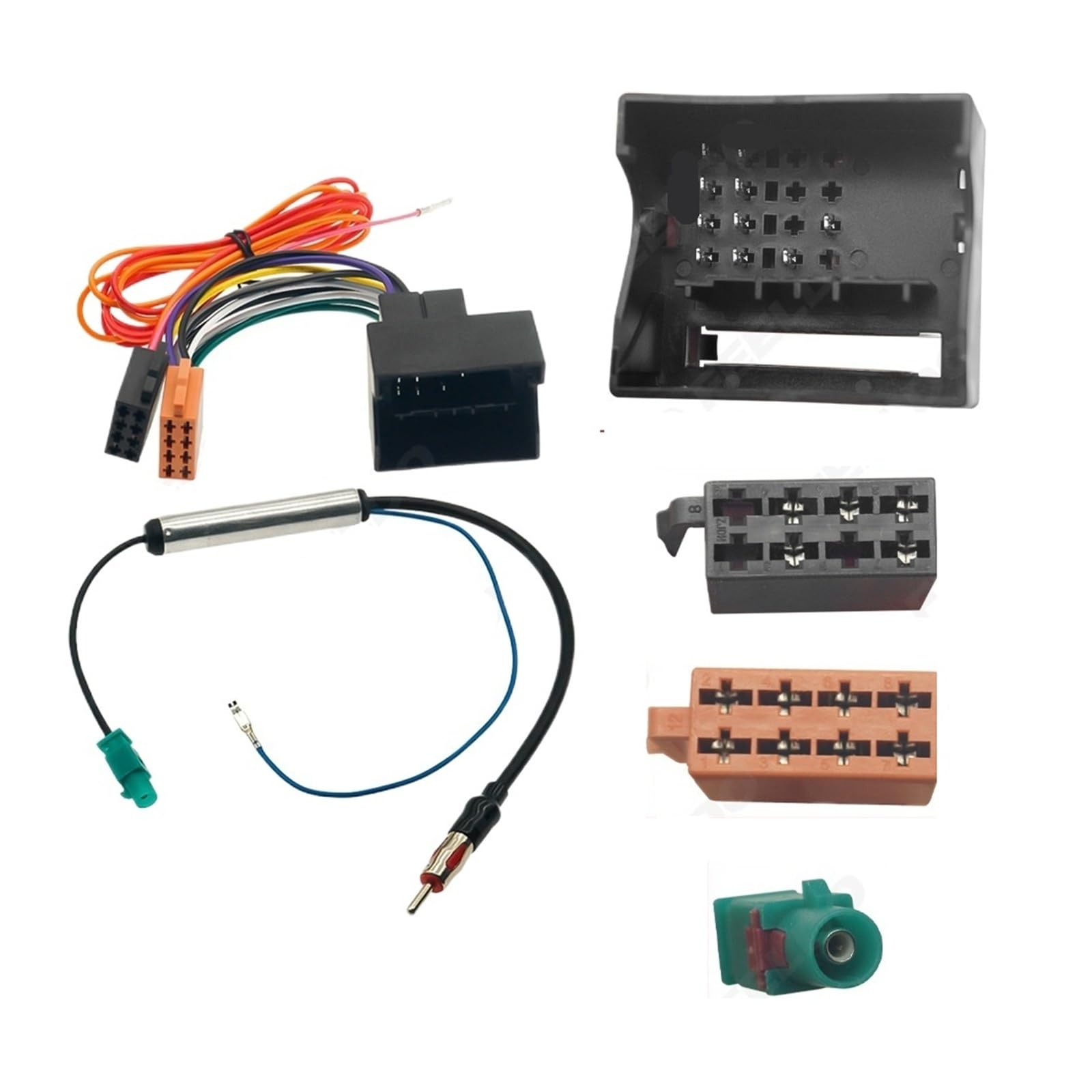 PQ Platform OEM Integration Harness - ISO/Quadlock & FAKRA Adapter for VW Audi Skoda