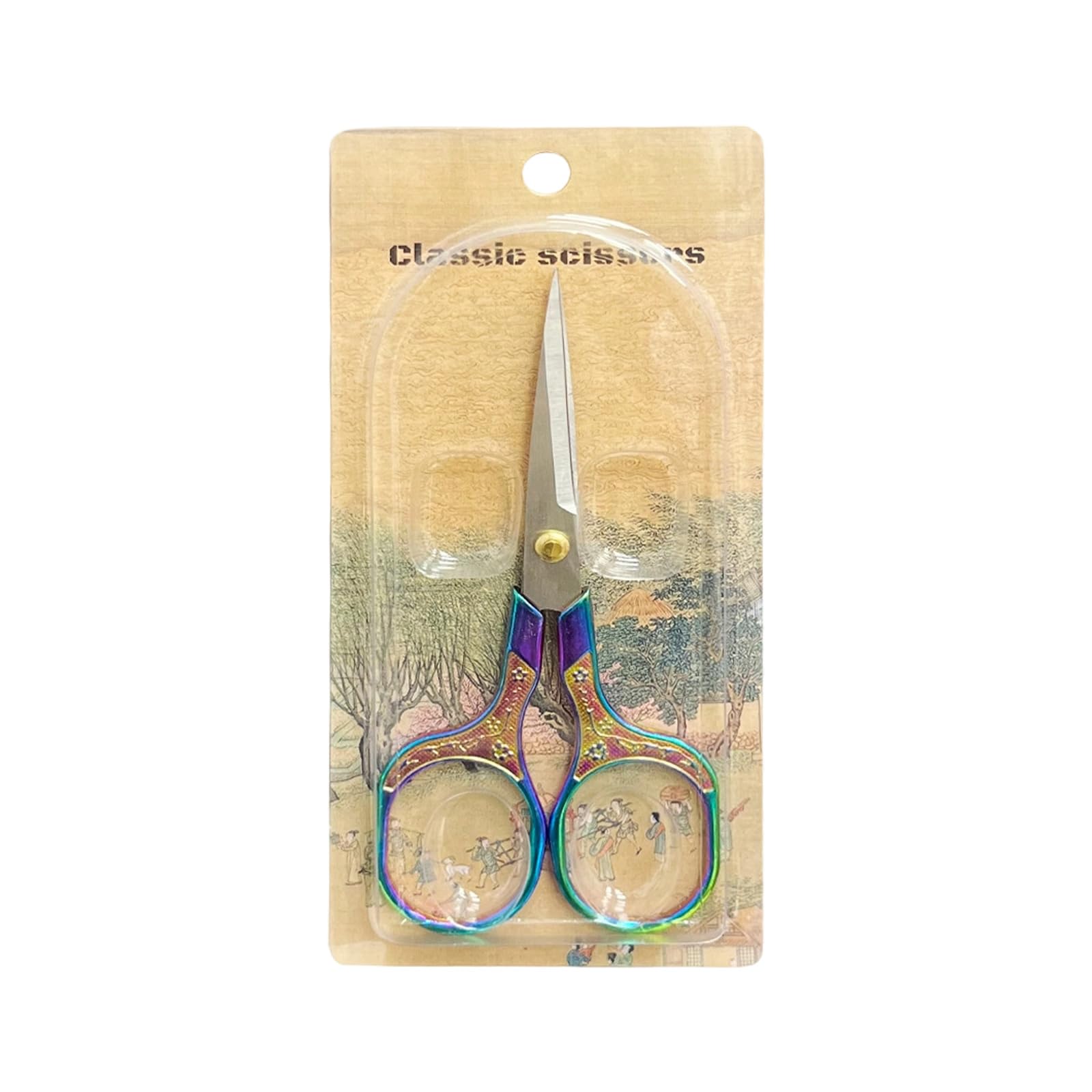 Antique Flower Scissors Decorative Flower Blossom Household Scissors Heavy Duty Metal Ergonomic Sharpened Decorative