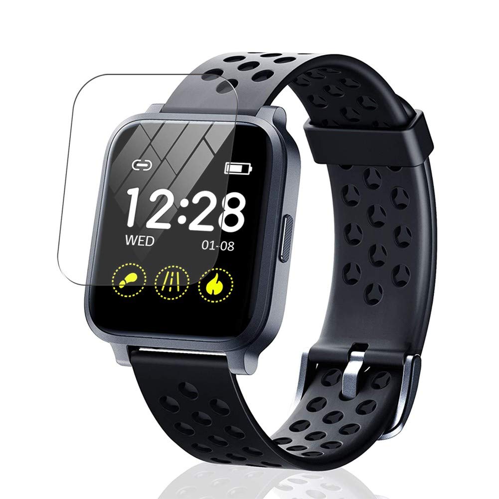 Puccy 3 Pack Screen Protector Film, compatible with Punming 1.3 SMW-X3 Smart Watch TPU Guard （ Not Tempered Glass Protectors ） (new version)