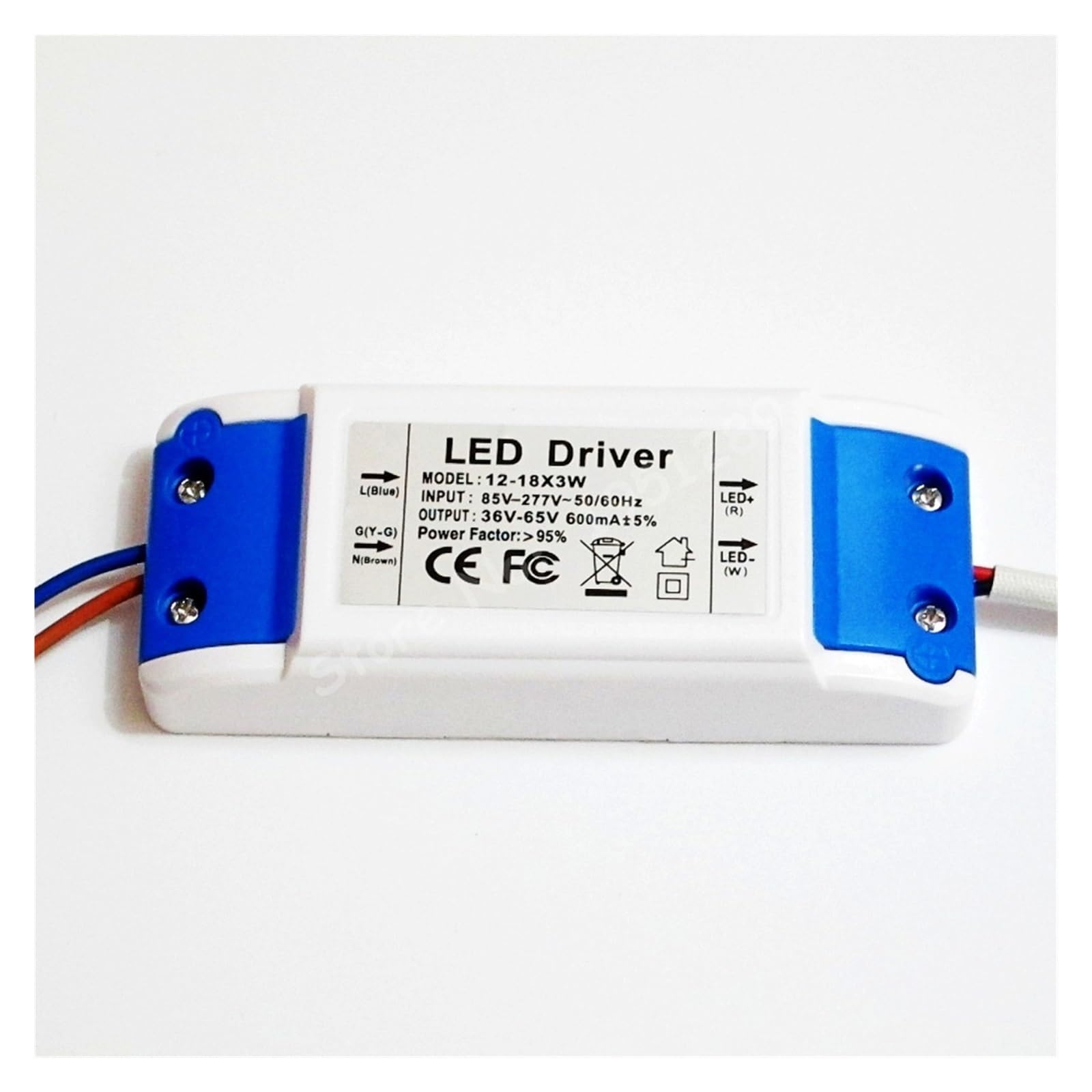 Pilote LED 600mA à facteur de puissance élevé pour un éclairage de salon durable