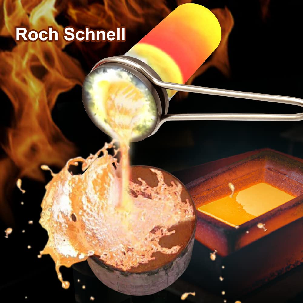 TOAUTO 3KG Digitale Schmelzofen 1400W 2000F, Automatischer Schmelzofen Kit mit Graphittiege und Graphit Barrenform, Schmelz Silber, Gold, Kupfer, Aluminium