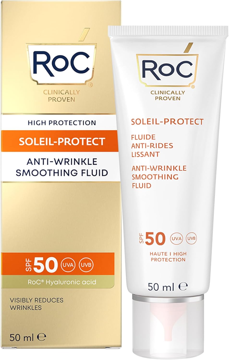 ROC Soleil-Protect Anti-Wrinkle Smoothing Fluid SPF50 50 ml