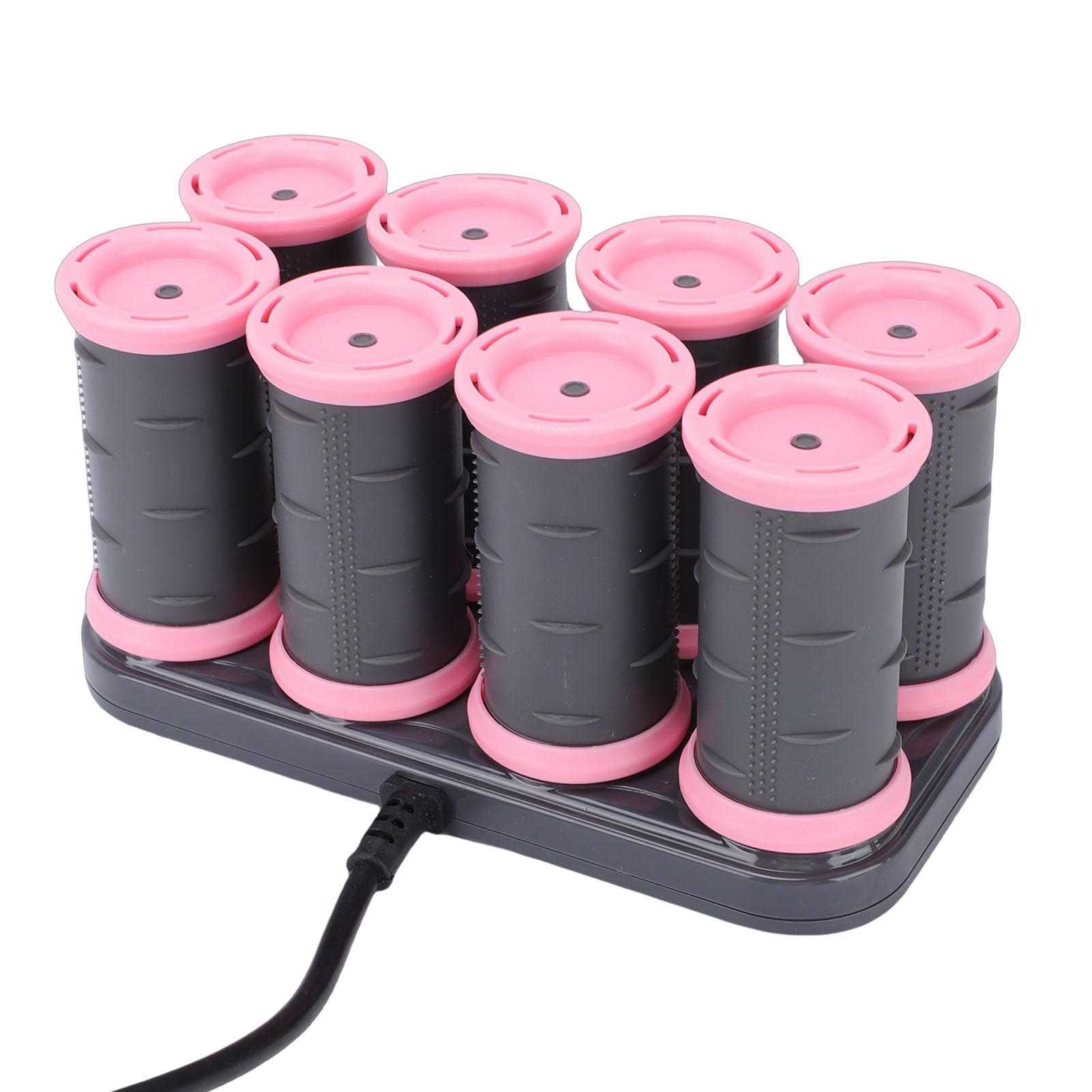 Kit de 8 Rodillos de Pelo Calentados de 35 mm: Rodillos Calientes Eléctricos de Calentamiento Rápido para Rizos Duraderos, Peinado de Salón en Casa, Herramienta de Peinado Fácil de Usar con