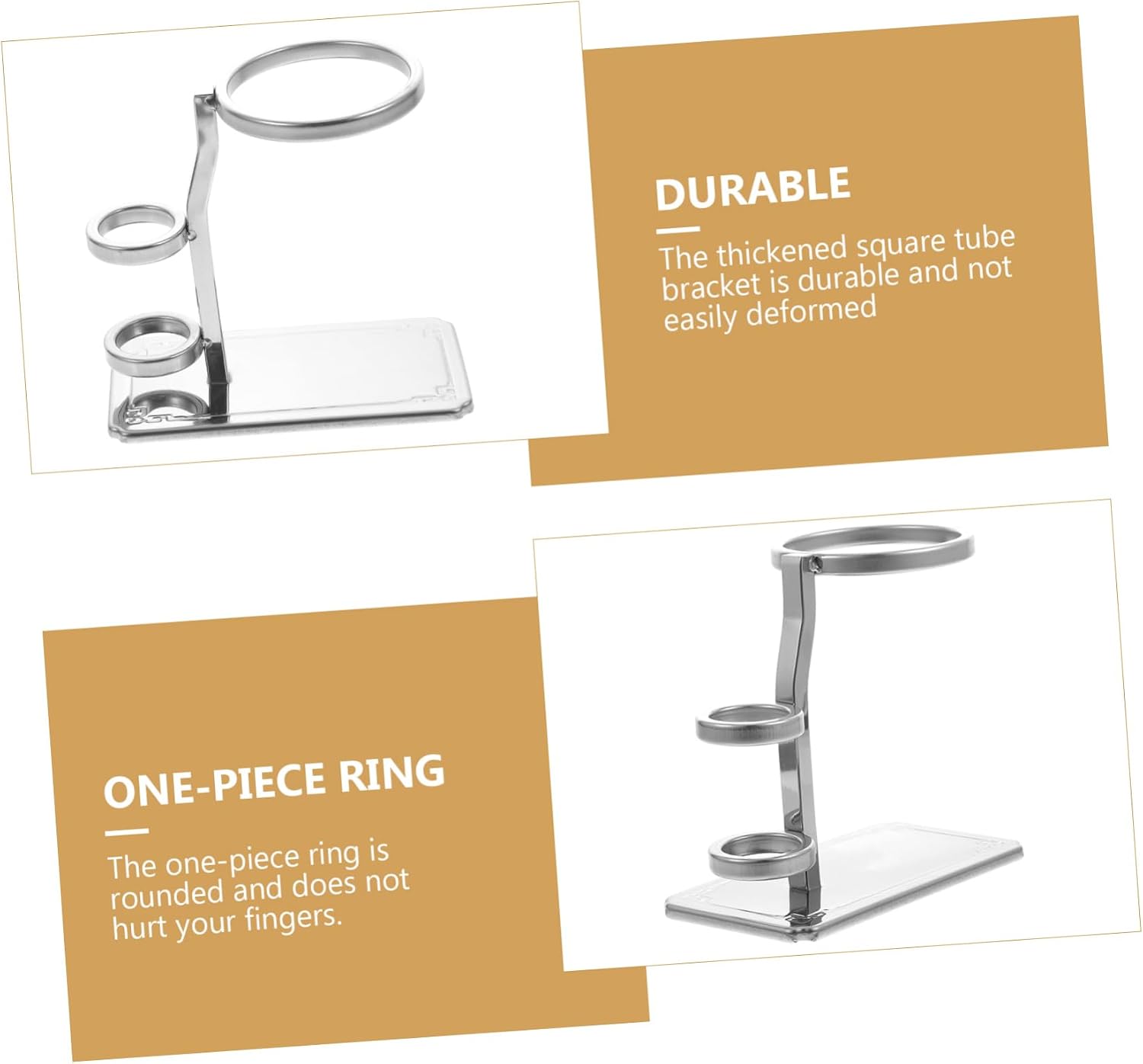 KICHOUSE Tea Filter Stand Holder Tea Strainer Rack for Loose Tea Tea Infuser Tea Strainer Bracket Tea Making Tool