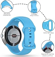 Vista 96 de Band Compatible with Google Pixel Watch 1/2/3/4 (41mm), Soft Silicone Sport Replacement Straps Bracelet for Google Pixel Watch 41mm