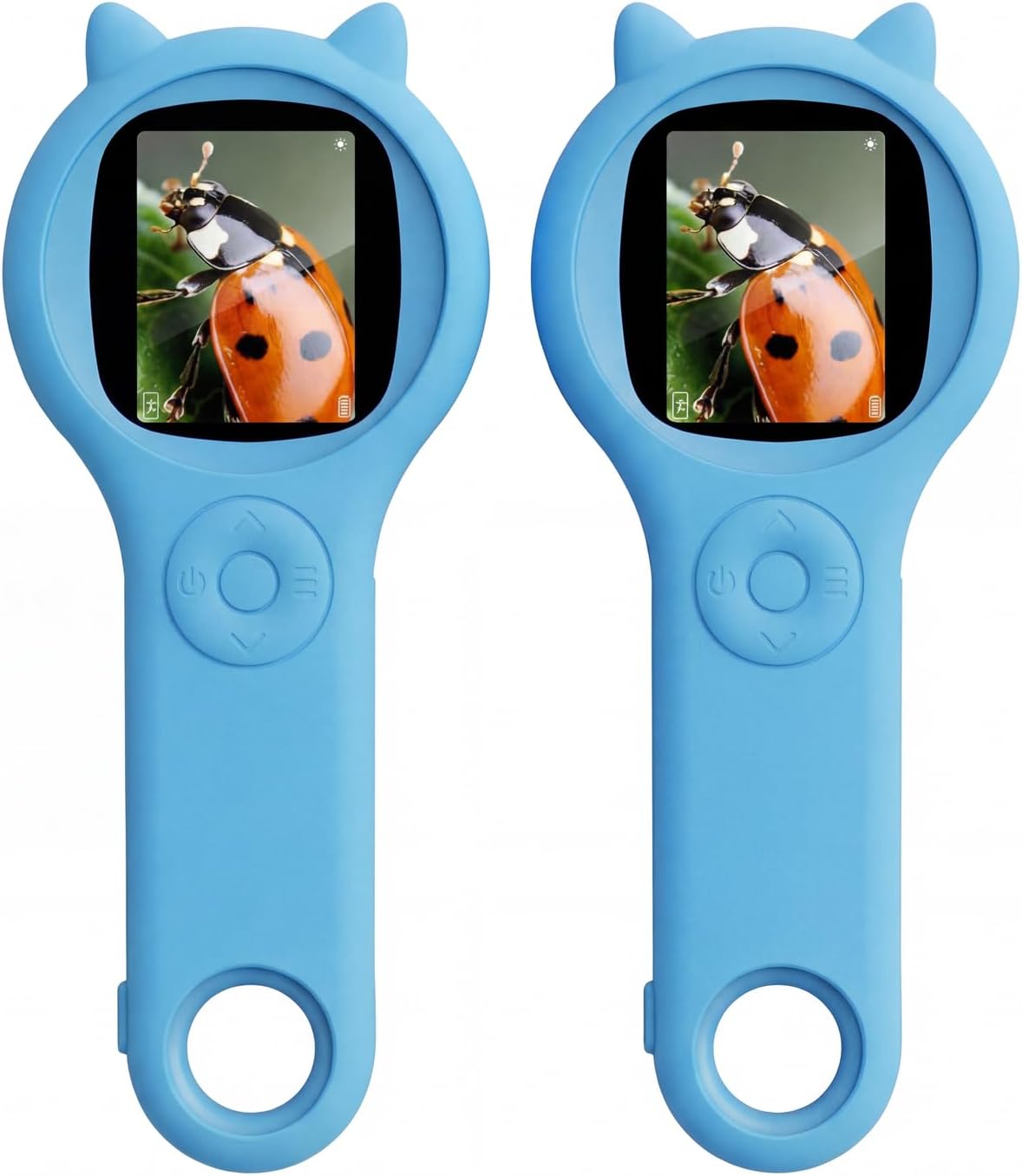 2Pcs Blue Kids Microscope