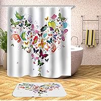 Rideau De Douche 180x200 Anti Moisissure Rideau Baignoire Beige Rideau Douche Lavable Machine