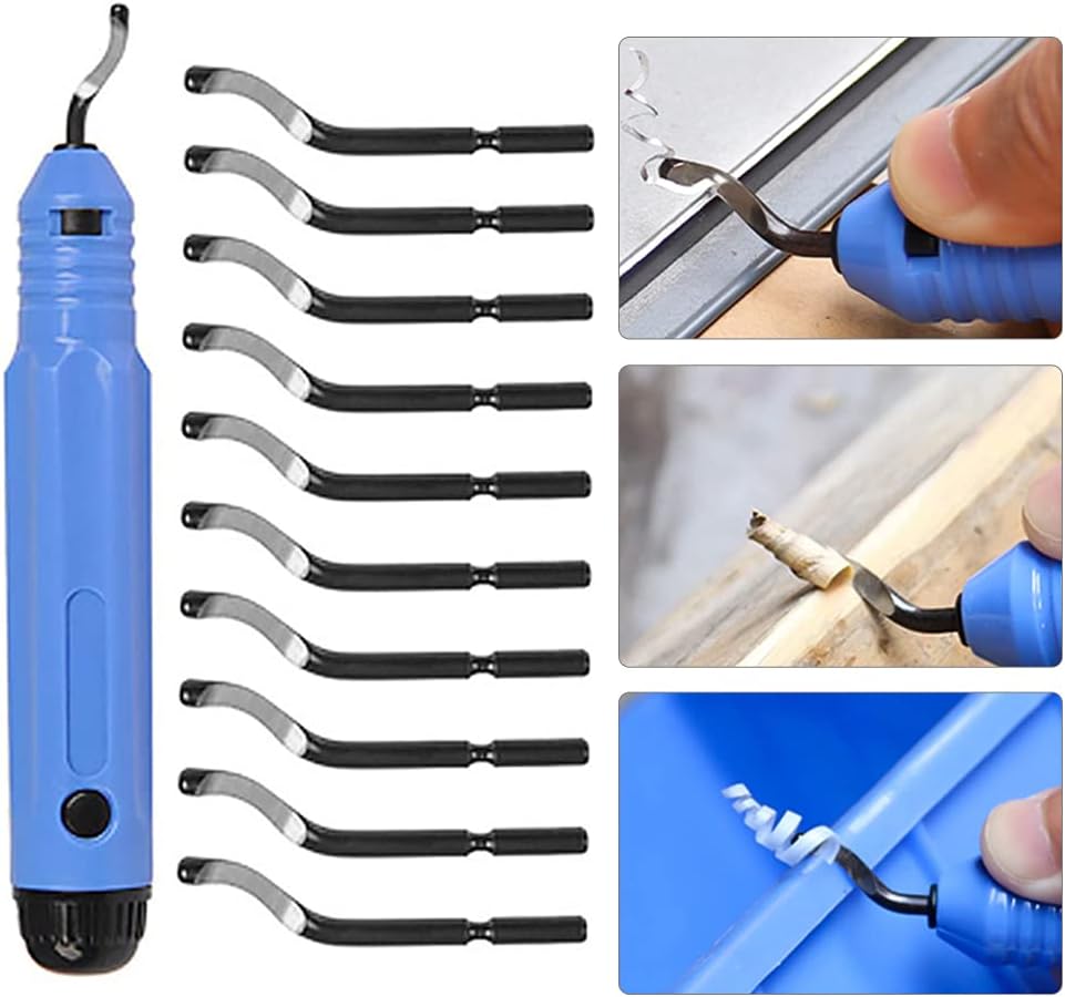 Professional Metal Deburring Tool Kit Deburring Cutters Set Burr Remover Hand Tool